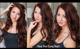 HEATLESS CURLS \\ Voluminous Hair Tutorial