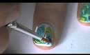 Simple Easy Quick Sims 4 Themed Nail Art ★ No Water Marble Nails