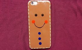 DIY Gingerbread Man Phone Case