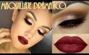 Look Dramatico Labios Rojos / Dramatic Makeup Red Lips  - @auroramakeup