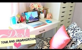 Desk Tour & Organization | Belinda Selene