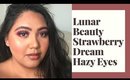 Hazy Eyes using Lunar Beauty Strawberry Dream Palette