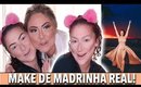 MAKE REAL - FUI MADRINHA DE CASAMENTO! ARRUME-SE COMIGO! | Duda Fernandes