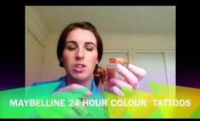 Maybelline 24 hours Colour Tattoos Review