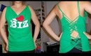 Crazy Criss Cross T-Shirt from Kylie Minogue's All the Lovers Video - Salinabear x Green SFU BAM