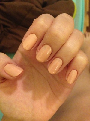A classy yet edgy nude shade! 