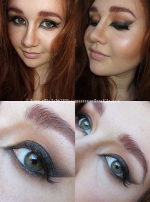 i was playing around with a lot of highlighter& bronzer. you can find me on: www.herzlichwillkommenimchaos.blogspot.com   :)