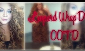 Leopard Wrap Dress | Plus Size OOTD
