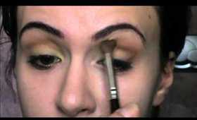 Makeup verde e marrone.....palettine Essence