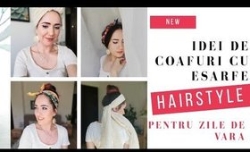 Hairstyle de vara folosind esarfa | Tutorial