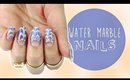 Design 6: Water Marble | Easy Water Marble Nails For NNAC ♡