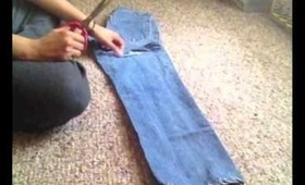 DIY Slasher Jeans