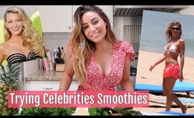 I tried celebrities smoothies for a week!