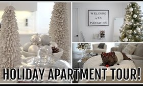 HOLIDAY APARTMENT TOUR! HOW I DECORATE! 2017 | Lauren Elizabeth