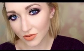 Sparkling Purple Smokey Eyes with Chocolate Bon Bon Palette | VLOGMAS Day 17