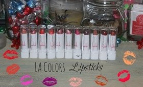 New LA Colors Expressions Lipsticks [Swatches & Comparison]