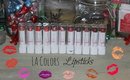 New LA Colora Expression Lipsticks [Lip Swatches & First Impressions]