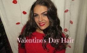 Voluminous Hollywood Curls for Valentine's Day!