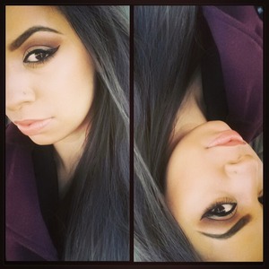 smokey browns, winged liner bbe and peach nude lips :-*

instagram:shamiimua