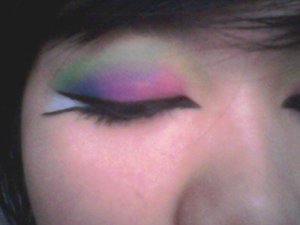 my arabian look! i got inspired by mzddd22 rainbow eye!