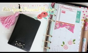 My Kate Spade Personal Planner ♥ Planner Decorating | Charmaine Dulak
