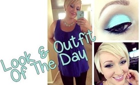 Look/Outfit of the Day! Minty Blues