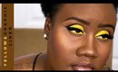 Vibes Series/Yellow Cut Crease and Graphic Liner.