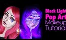 Pop Art Black Light Halloween Makeup Tutorial- 31 Days of Halloween