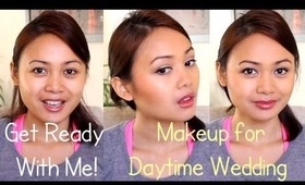 Get Ready with me! Daytime wedding makeup :)
