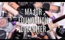 Major Makeup Declutter: Foundations & Concealers | Bailey B.