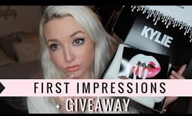 KYLIE COSMETICS Metal Matte Liquid Lipstick | GIVEAWAY + FIRST IMPRESSIONS!