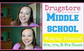 6th,7th,& 8th Grade Makeup: Middle School Makeup Tutorial