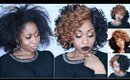 PEAKMILL DIY TWO TONE CURLY FRO INSPIRED WIG ONLY $30