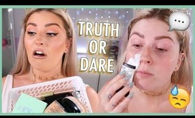 TRUTH OR DARE Makeup Challenge 💩 ft Makeup I Hate!