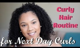 Curly Hair Routine for Next Day Curls | Bianca Renee Beauty