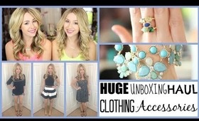 HUGE Unboxing Haul 2014 - Spring Clothing, Acessories, +more!