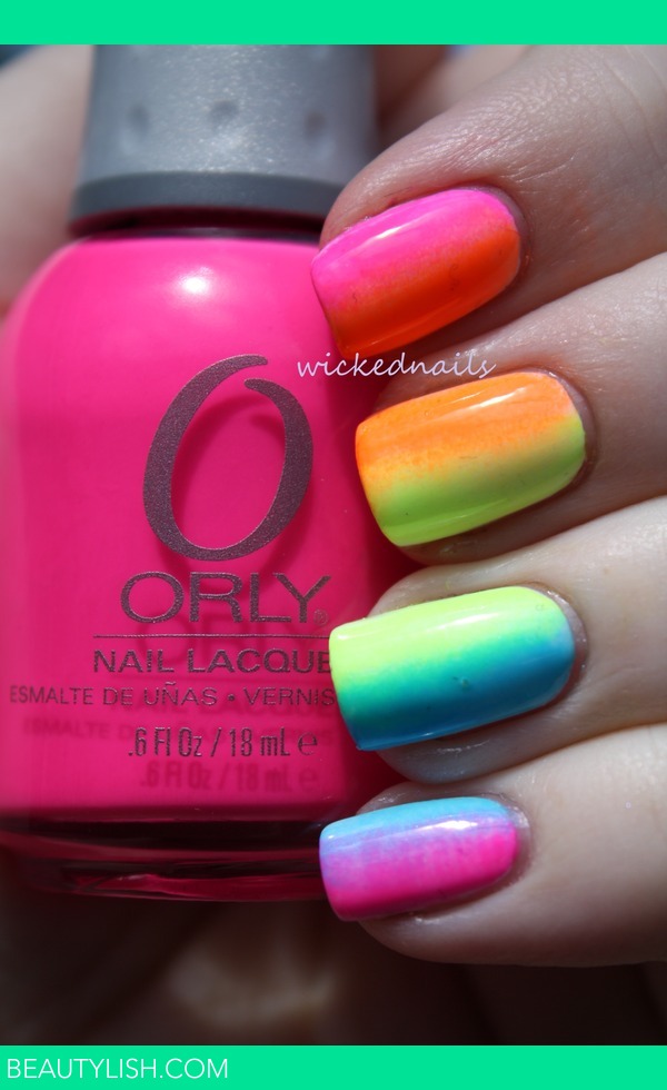 Rainbow Gradient Nails | Rylee W.'s Photo | Beautylish