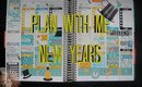 Plan With Me: New Years Spread Ft Planning Roses