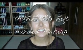 CHALLENGE: Left Handed Makeup | sunbeamsjess