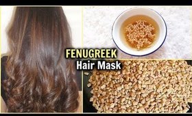 HAIR MASK FOR FAST GROWTH, SHINY GLOSSY, THICK HAIR, GRAY HAIR│REGROW THIN HAIR w/ FENUGREEK METHI