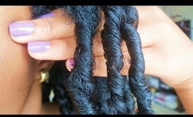 Finger Coil Tutorial for Medium to Long Natural Hair