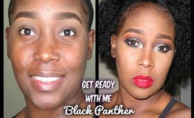 GRWM| Blackpanther movie night 🎥