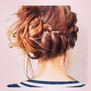 Messy Braid Bun