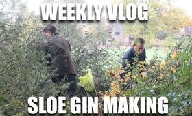 Sloe Gin Making | Lily Pebbles Weekly Vlog