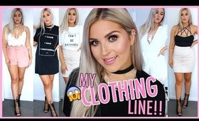 MY OWN CLOTHING LINE!! 😱💯 Haul Try On's & STORYTIME! 💕