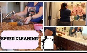 SPEED CLEANING MY HOUSE SAHM | POWER HOUR