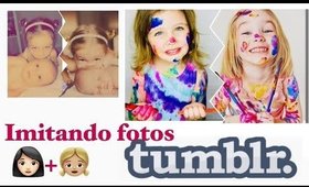Imitando Fotos Tumblr. con mi hija Emma