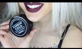 Testing Viral Black Charcoal Teeth Whitening Kit | Carbon Coco Review