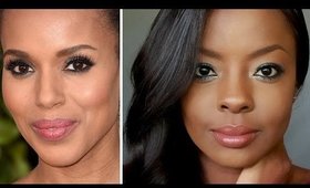 Kerry Washington Inspired Makeup Tutorial (2015 Golden Globes)