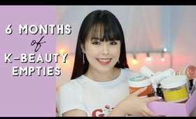 6 MONTHS OF SKINCARE EMPTIES 🌿 | MissElectraheart